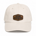 Future Heartbreaker baby hat with engraved leather patch