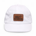 Nap? No Thank You white baby hat