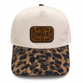 Wreck My Hole Not My Soul leopard brim snapback hat