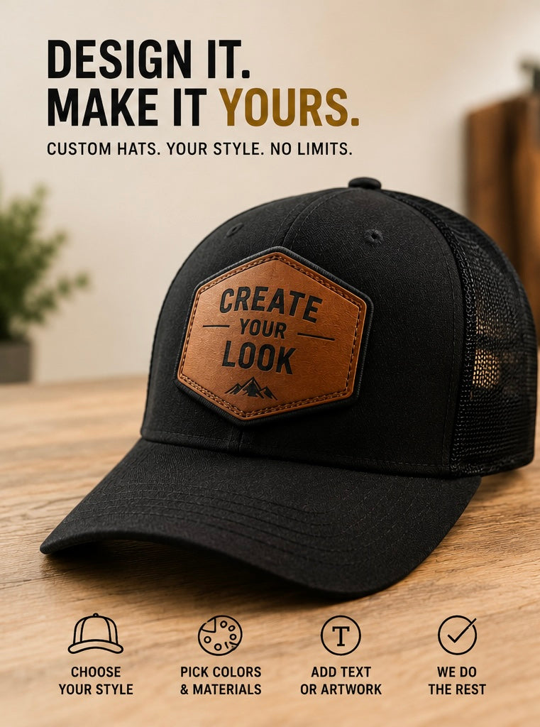 Custom Leatherette Hat