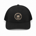 I'm Sexy and I Mow It black trucker hat