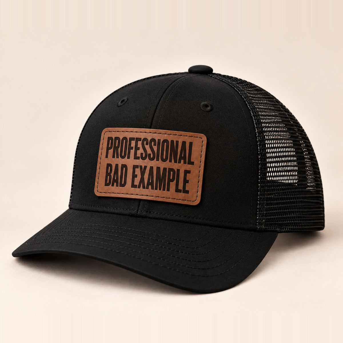 Professional Bad Example Black three-quarter angle