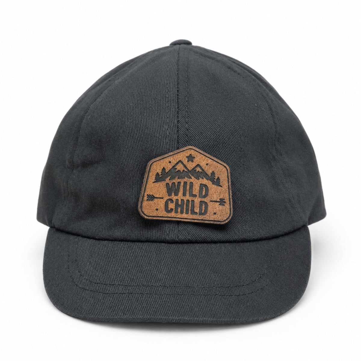 Wild Child black baby hat
